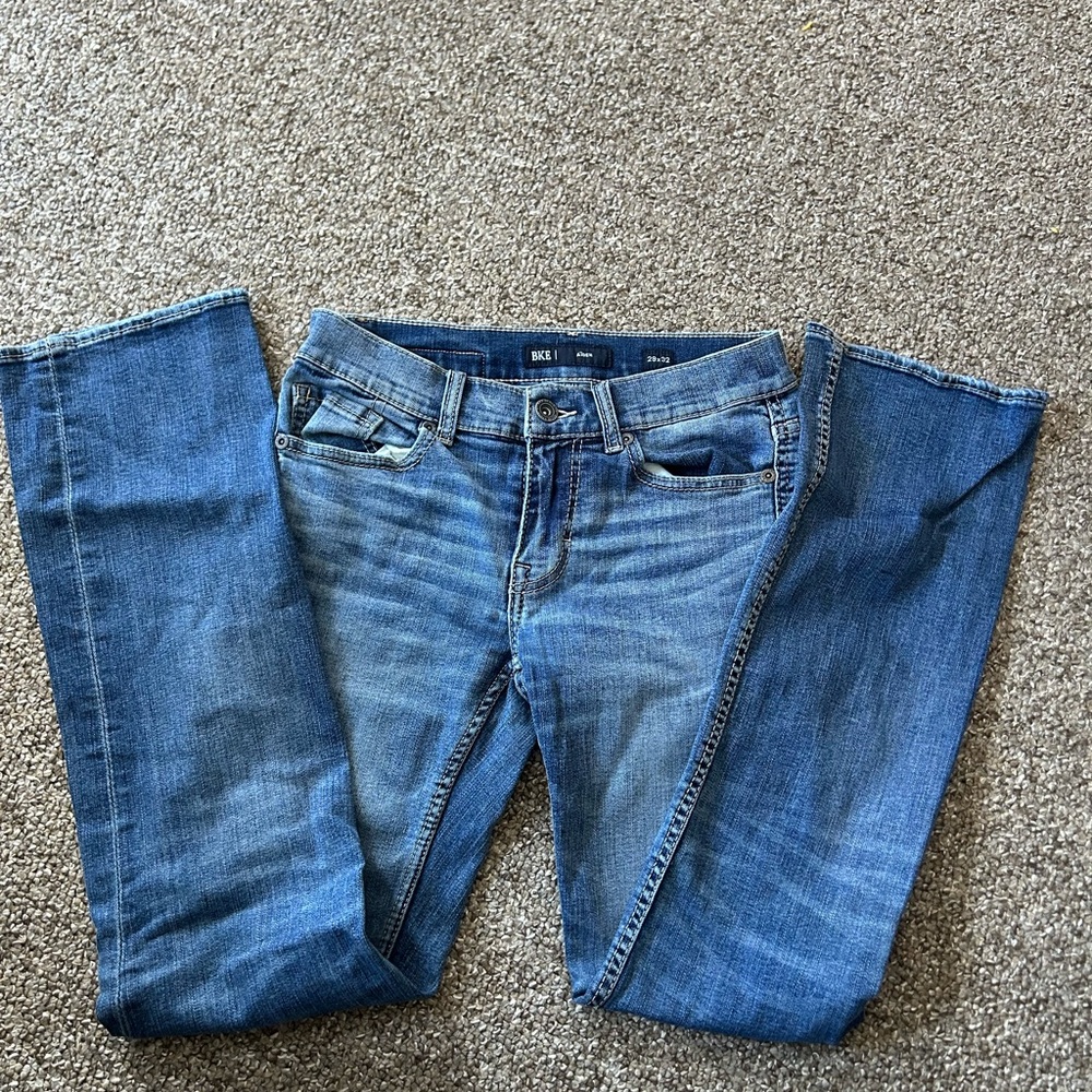 BKE Straight Leg Blue Jeans